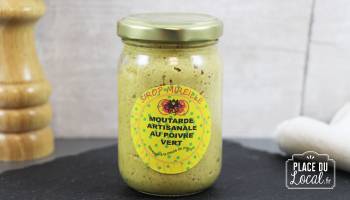 Moutarde Artisanale au Poivre vert