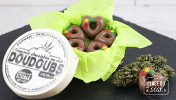 Boite Coeur Chocolat au CBD "Doudoubs" - Croustillant