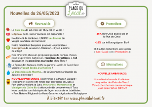 Nouvelle du 26/05/2023 - Porc bio, Agneau, Marinades et FRAISES !
